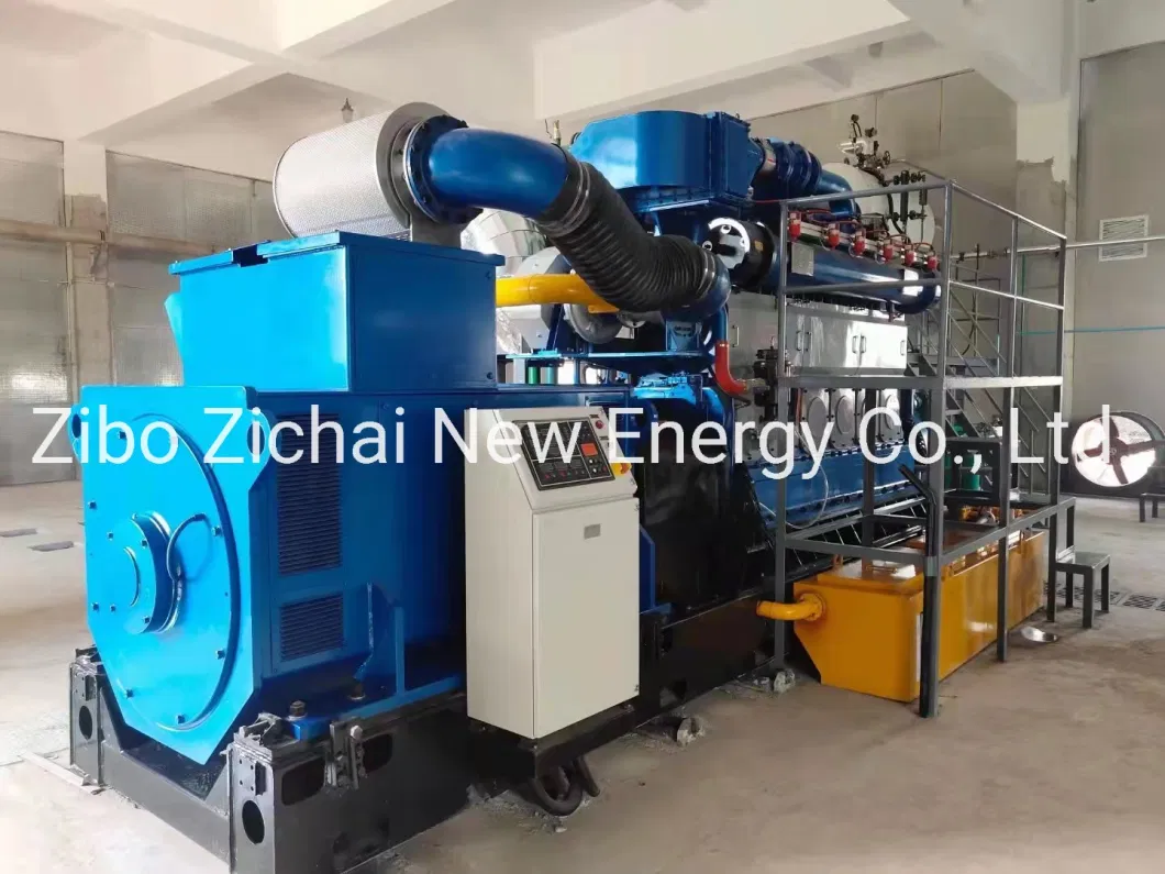 Skid Mounted Genset/ Natural Gas High Voltage Generator Set/ Ultra Silent Power Genset