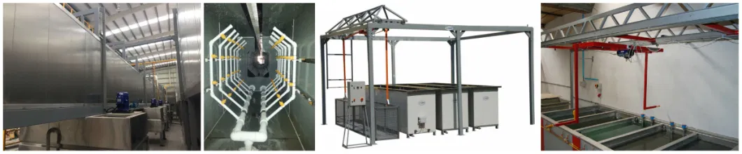 Metal Steel Fence Powder Coating Equipment with Pretreatment Plant