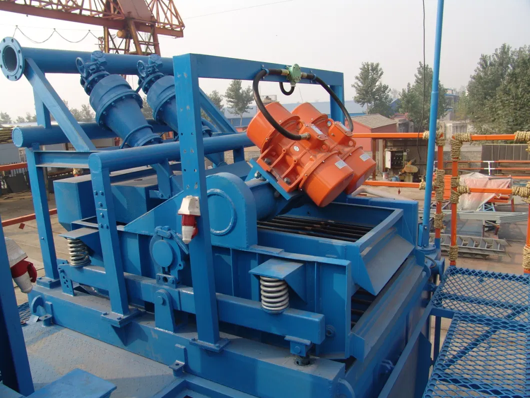 Oilfield Drilling Mud Desander / Sand Desander Machine / Wellhead Well Test Desander Separator