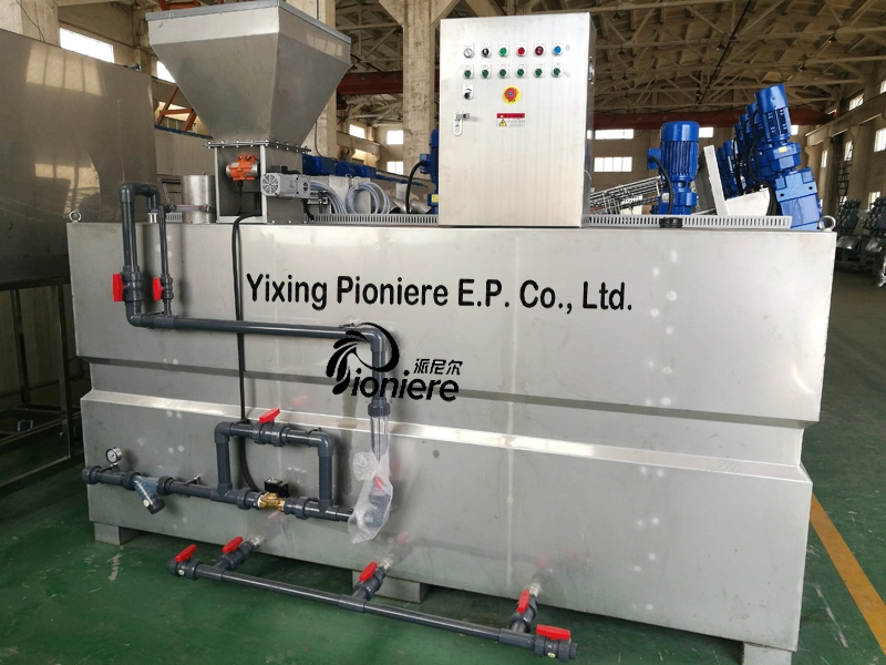 SS304 Polymer Dosing Equipment for Municipal Waste Water Sludge Treatment System