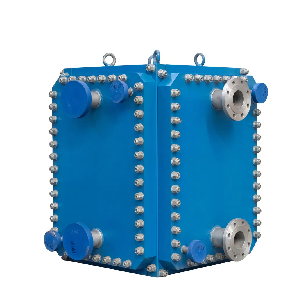 Gas to Liquid Compact All Welded Plate Heat Exchanger with Detachable Blind Plate