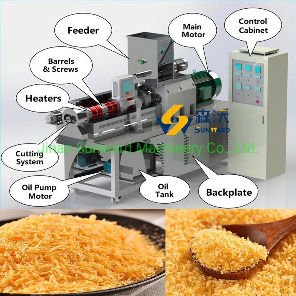 Multifunctional Automatic Breadcrumbs Machine Equipment Plant