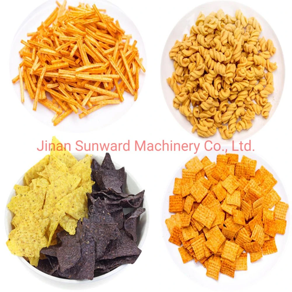 Automatic Fried Snack Food Processing Machines Line Equipment