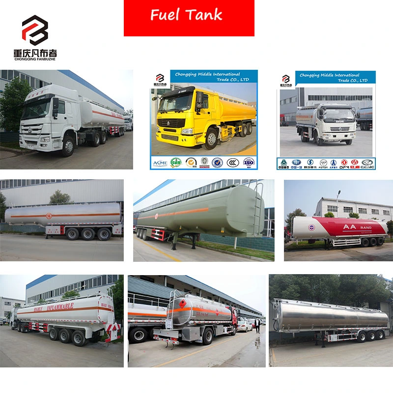 Fuel Dispenser Diesel Oil Transportation Crude Oil Fuel Petrol Oil Tank Truck