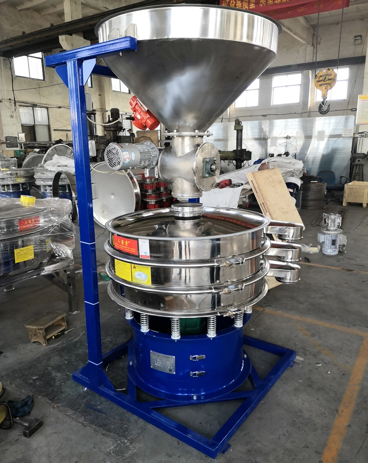 Fruit Juice Vibrating Sifter Liquid Sieve Shaker Separator Powder Filtering Screening Machine