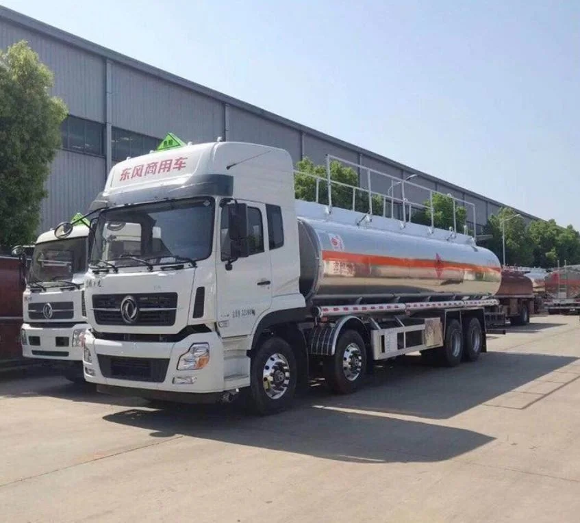 Factory Manufactured Dongfeng 8X4 4 Axle Fuel Oil Tanker Truck to Transport Gasoline, Diesel, Liquefied Petroleum, Natural Gas for Sale