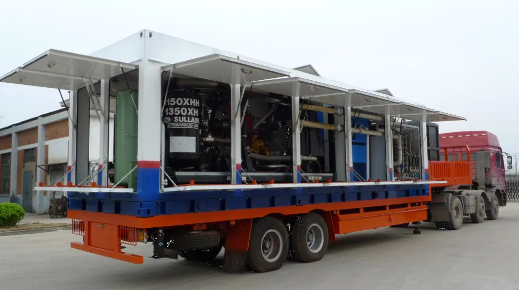 Nitrogen Generator and Injection Skid Truck Membrane Nitrogen Plant Vehicle Mobile Nitrogen Compressor Station