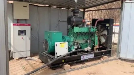 Skid Mounted Genset/ Natural Gas High Voltage Generator Set/ Ultra Silent Power Genset