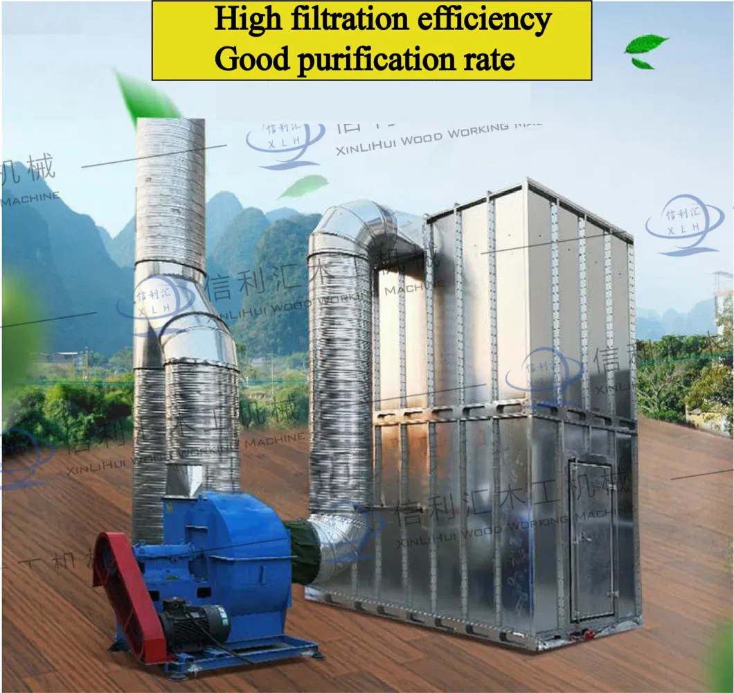 Industrial Woodworking Dust Collector for Micro Fine Dust Central Dust Collector for Timber Work Processing Application Centralized Cartridge Dust Extraction
