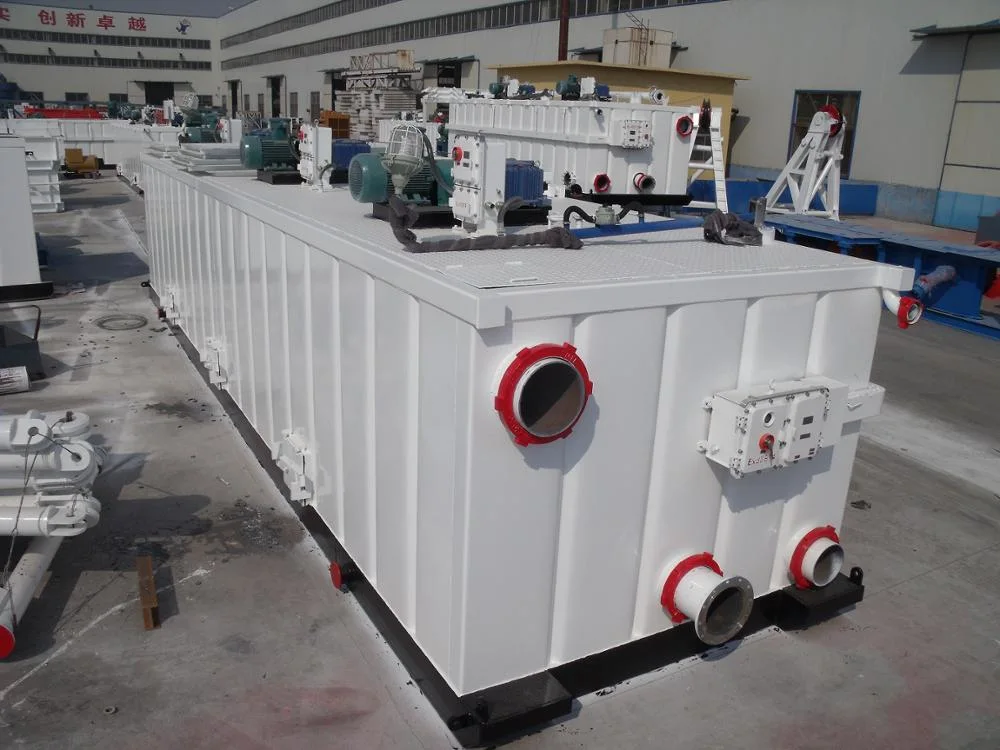 High Quality API Standard Solid Control System for Drilling Mud Fluid Container Mud Tank