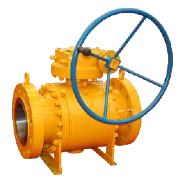 High Quality Flange Fixed Cast Steel Worm Wheel Ball Valve