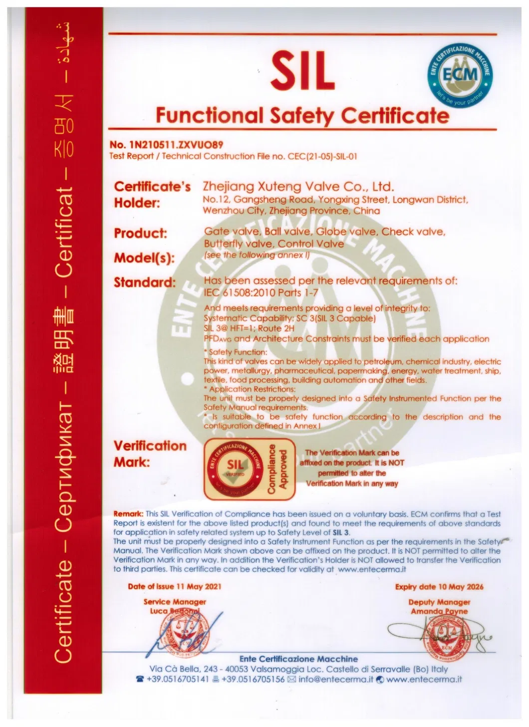 Gear Operated Flanged Ball Valve (Q341F-150LB)