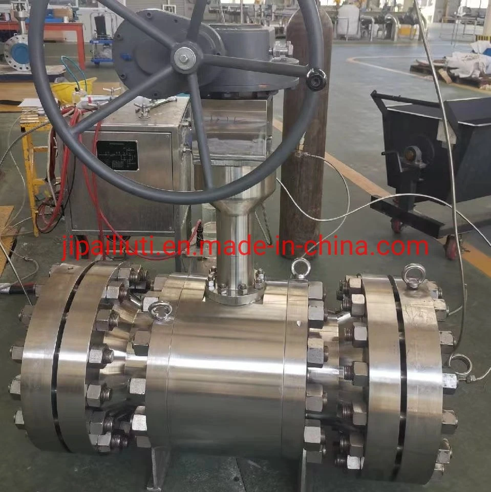 Gear Operated A105 Lf2 F304 F316 Forged Steel Trunnion Type Dbb Ball Valve Double Block &amp; Bleed Valve Flanged Dbb Ball Valve