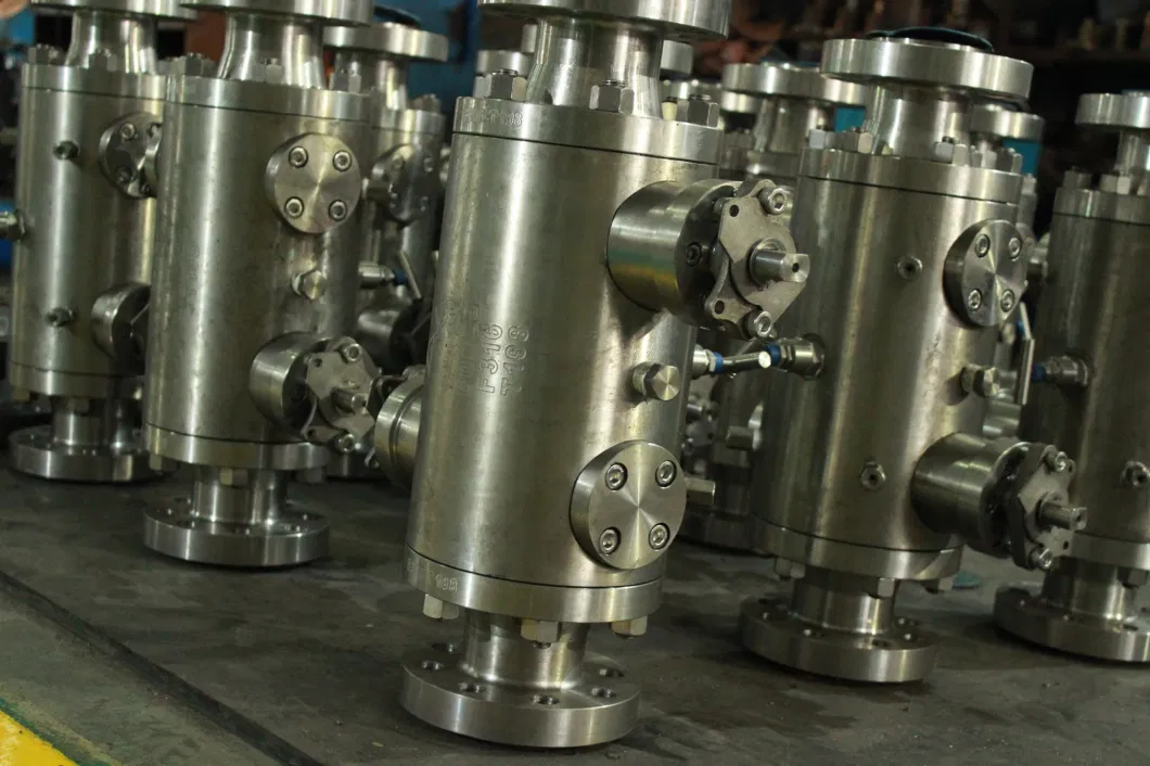 Gear Operated A105/ Lf2/F304L/F316L Forged Steel Dbb Valve / Double Block &amp; Bleed Valve / Dbb Ball Valve