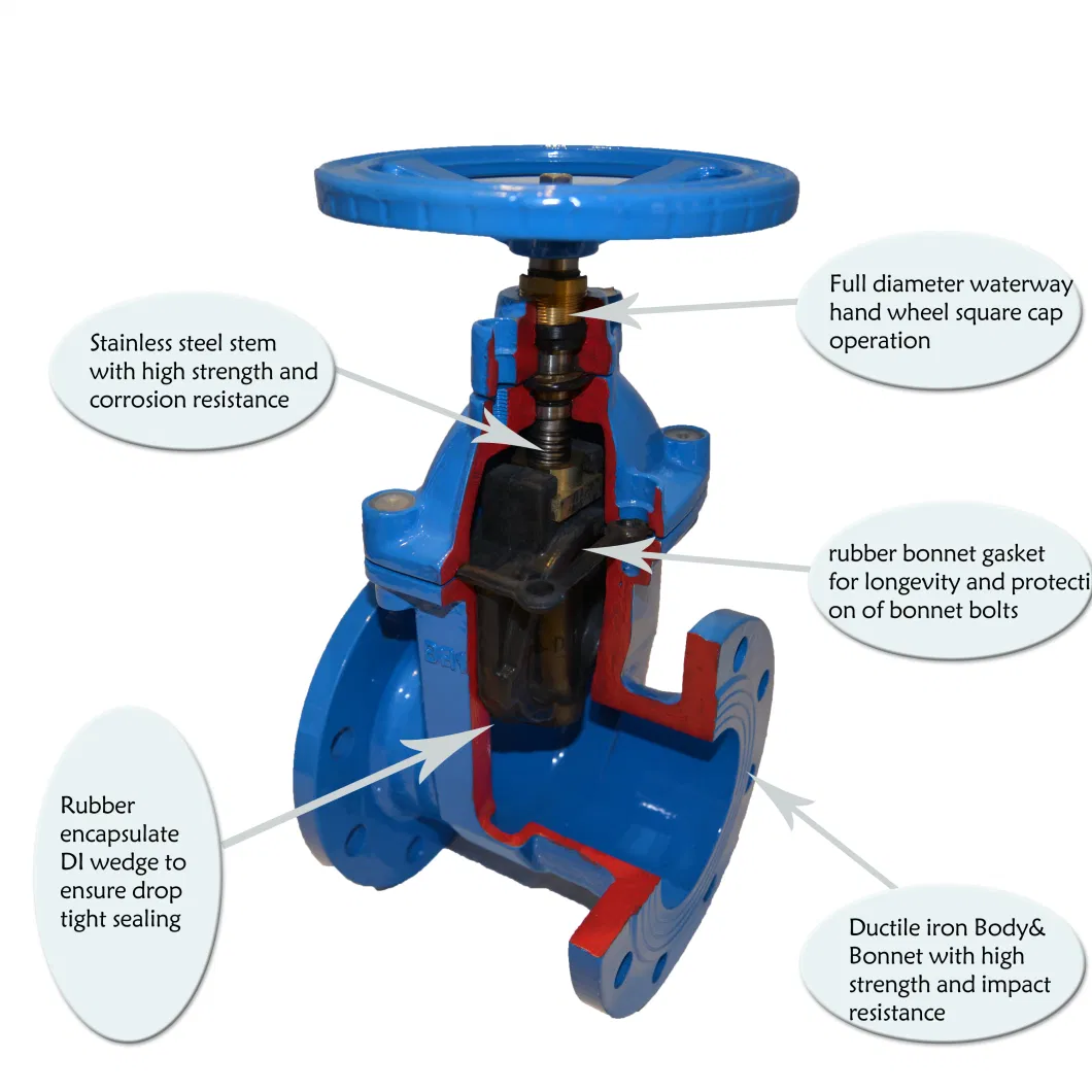 Dinf4 BS5163 Ordinary Pressure Bohai in Polywood Case Gas Industrial Valve