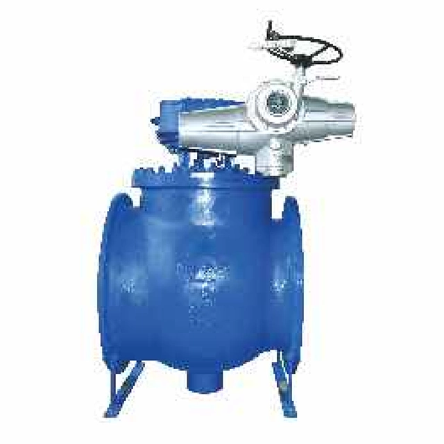 High Quality Flange Fixed Cast Steel Worm Wheel Ball Valve