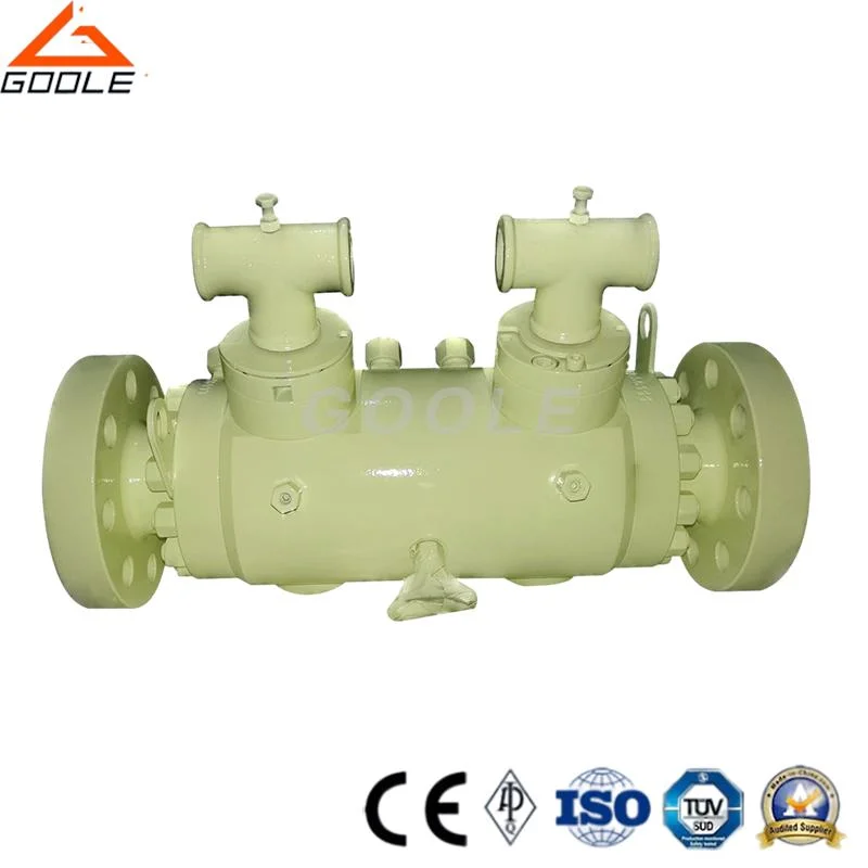 Gear Operated A105/ Lf2/F304L/F316L Forged Steel Dbb Valve / Double Block &amp; Bleed Valve / Dbb Ball Valve