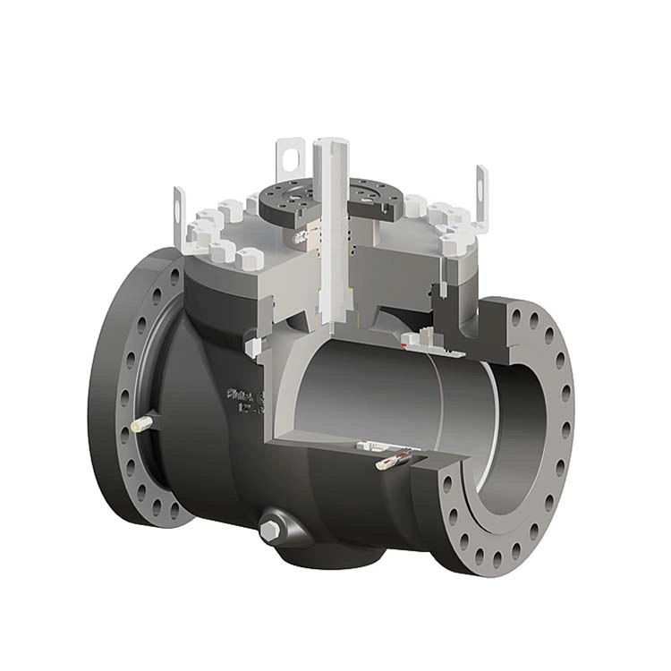 Gear Operated Full Bore API6d Lcc Top Entry Ball Valve