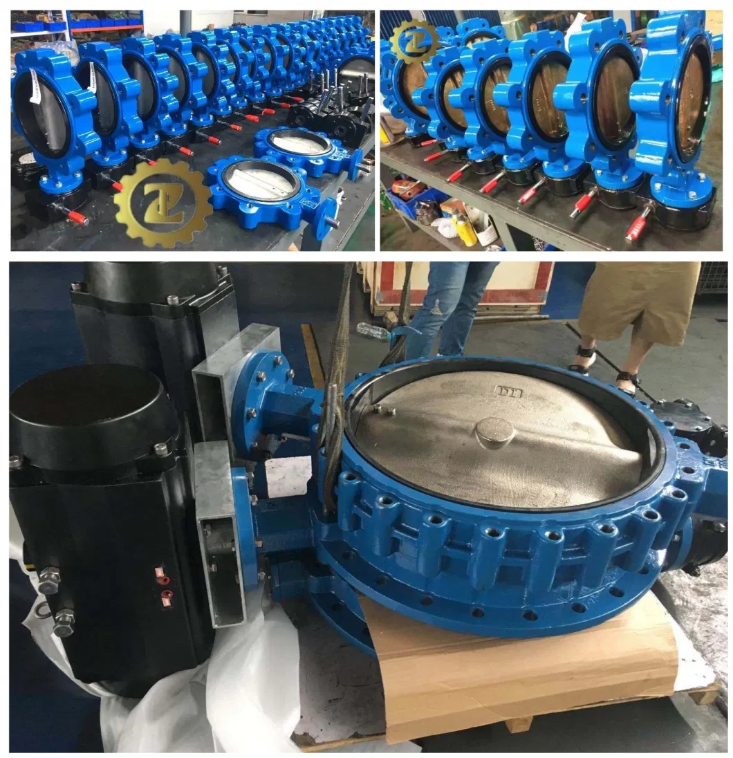 Zhv Lugged EPDM Seated Marine Valve Lug Type Electric Actuated Stainless Steel Wafer Butterfly Valve