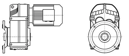 The Box of The Fa-Series Reducer Is Cast Iron, The Gear Is Low Carbon Alloy Steel and The Carbon Is Used to Permeate The Gear Box