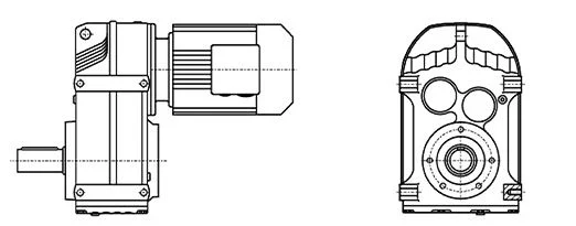 The Box of The Fa-Series Reducer Is Cast Iron, The Gear Is Low Carbon Alloy Steel and The Carbon Is Used to Permeate The Gear Box