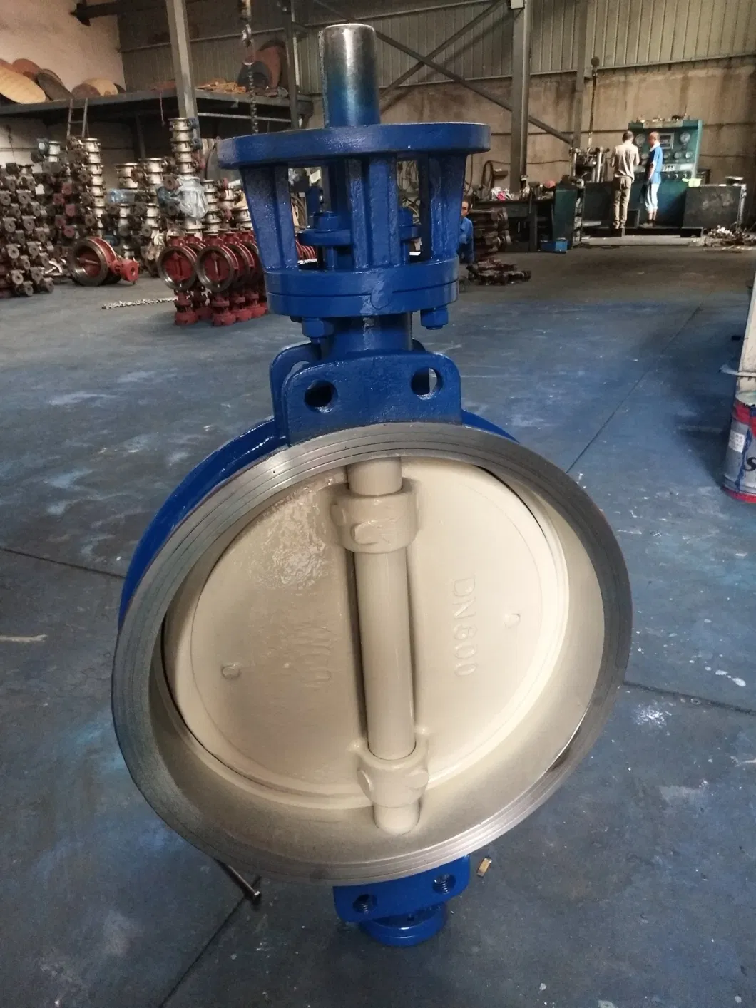 Supply Manual Cast Steel to Clamp and Hard Seal Three Eccentric Butterfly Valve Triple Eccentric Hard Seal Worm Gear Driven Wafer Butterfly Valve D373h DN200