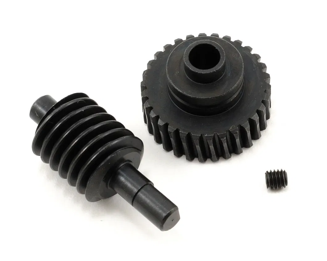 Stainless Steel Worm Drive Gear and Brass Transmission Spur Gear