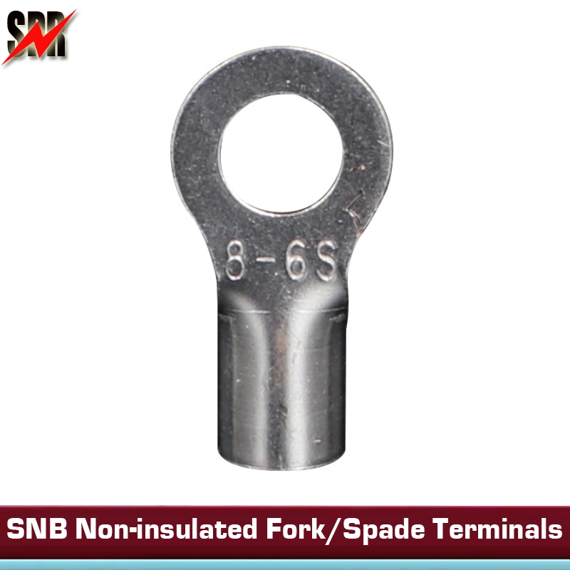 Snb Series Copper Non-Insulated Fork/Spade Terminals