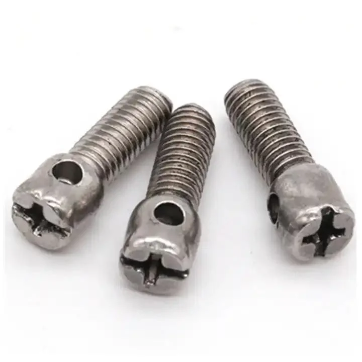 High Speed Steeldin 404 Stainless Drilled M2 M4 M5 M6 Seal Screw Slotted Capstan Screw Sealing Screws Meter Bolts Cross Socket Seal Hole Screw