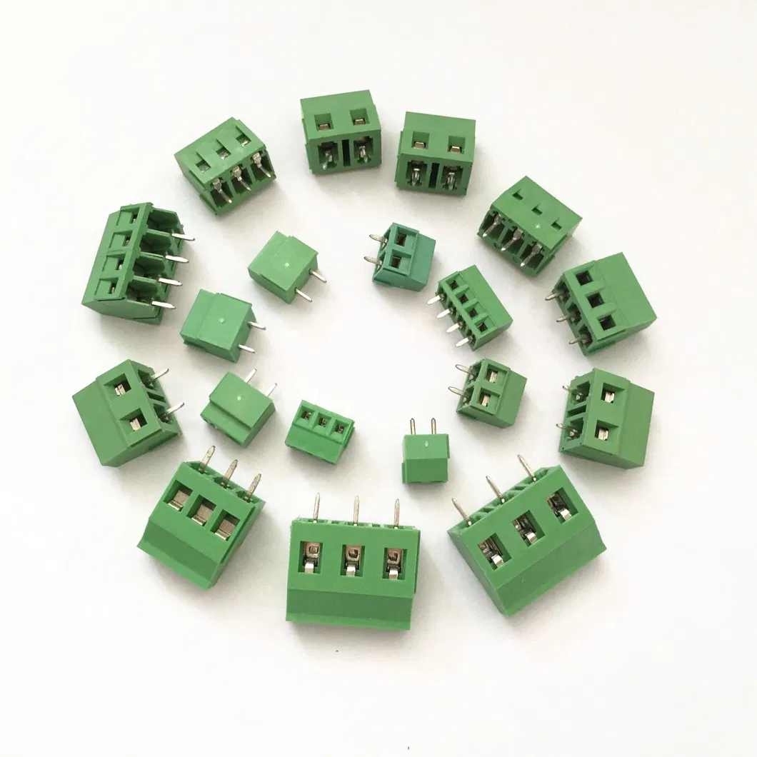 3.5mm Pitch 2 Pin Way Straight PCB Screw Terminal Block