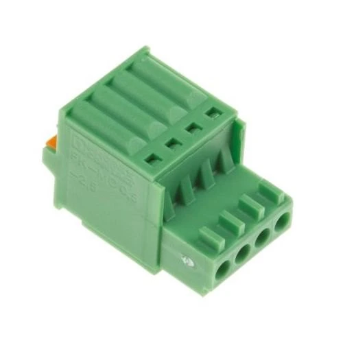 4-Way 4 Pole Pin PCB Mounting Screw Terminal Block Connector