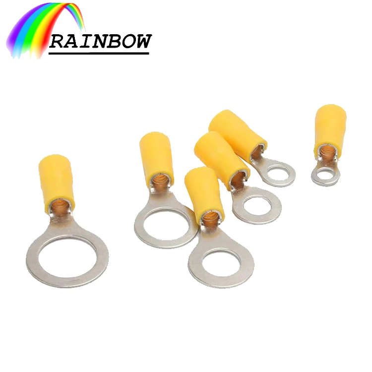 Bottom Price Accessories Yellow/Blue/Red RV Insulated Copper/Brass Cable Lug Electric Crimp/ Pre-Insulated Ring Terminals/Connectors