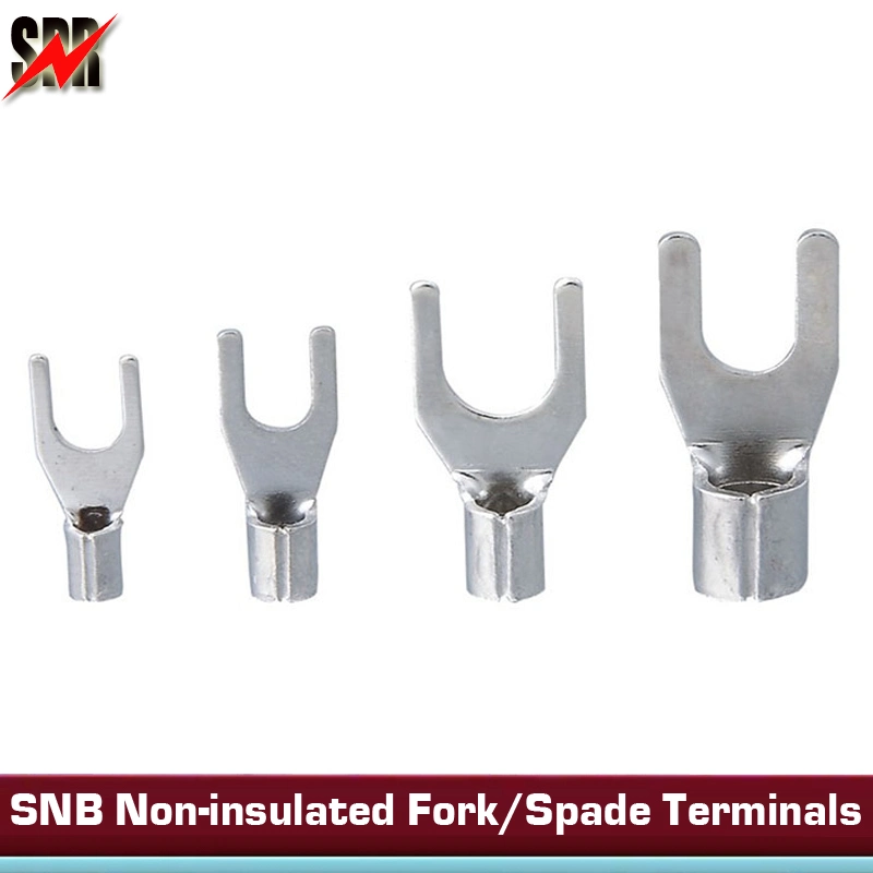 Snb Series Copper Non-Insulated Fork/Spade Terminals