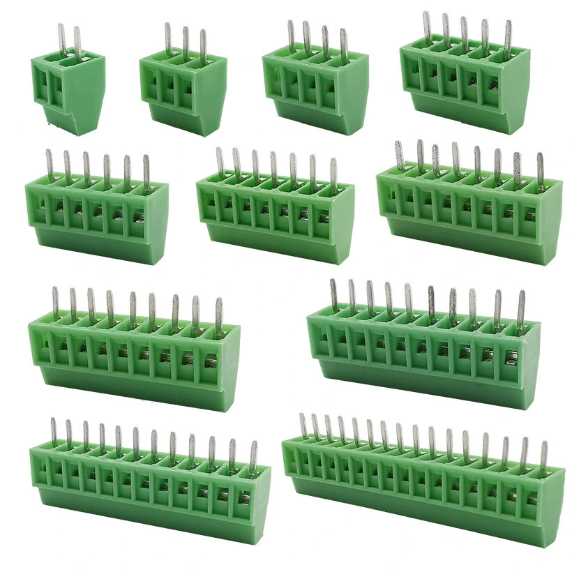 4-Way 4 Pole Pin PCB Mounting Screw Terminal Block Connector