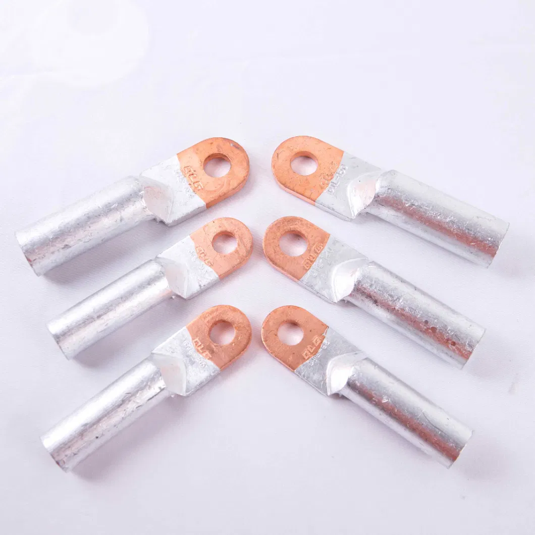 Copper Aluminium Bimetal Cable Lugs Crimping Types Connecting Terminal Cable Lugs Crimp Brass Terminal