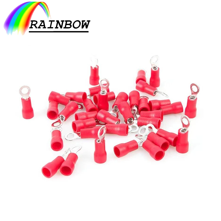 Bottom Price Accessories Yellow/Blue/Red RV Insulated Copper/Brass Cable Lug Electric Crimp/ Pre-Insulated Ring Terminals/Connectors