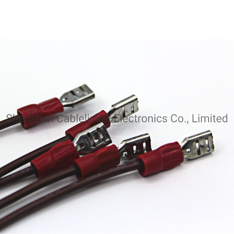 U-Shaped Crimping Foot Ring Quick Connect Terminal Cable