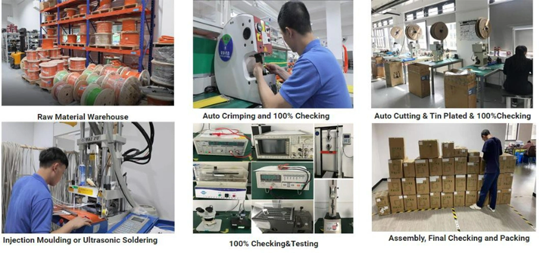 Custom Insulated Crimp Electrical Ring Mount Terminal DC Power Cable