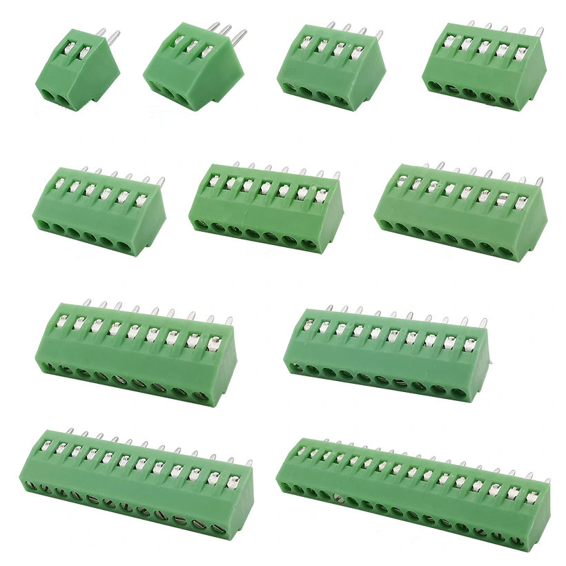 5.0mm Pitch PCB Screw Mount Terminal Block Connector 8A 250V