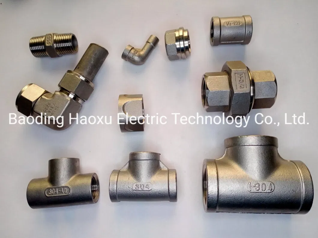 AISI304 Machined Connectors for Clamp Couplings with Casting