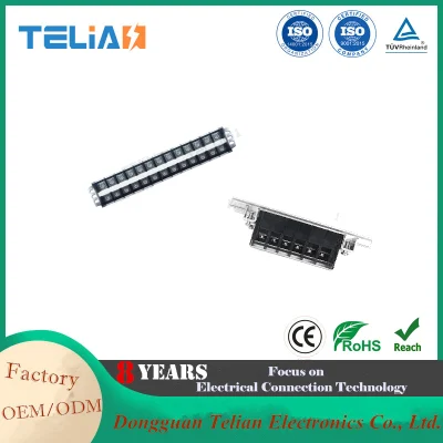  Nuevo bloque terminal de tira doble de fila 250A 600V patentado de 5 vías Conector de bloque de terminales