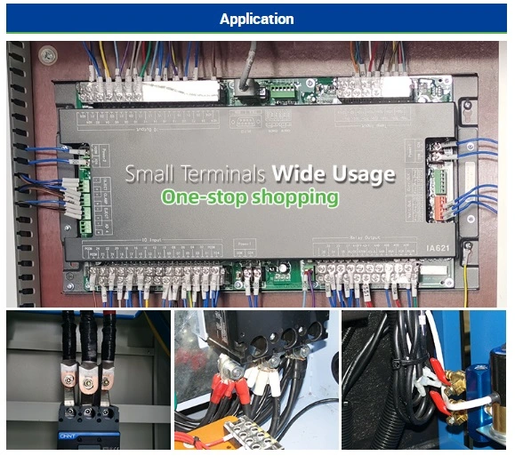 RV Series Wire Terminal Electrical Insulated Crimp Copper or Brass Ring Terminal R1.25, R2.0, R3.5, R5.5