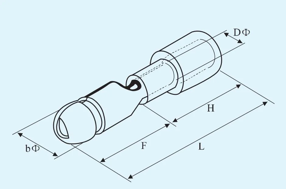 Mpd Male Bullet Insulated Connector Wiring Cable Brass Crimp Terminals for Wire Connecting