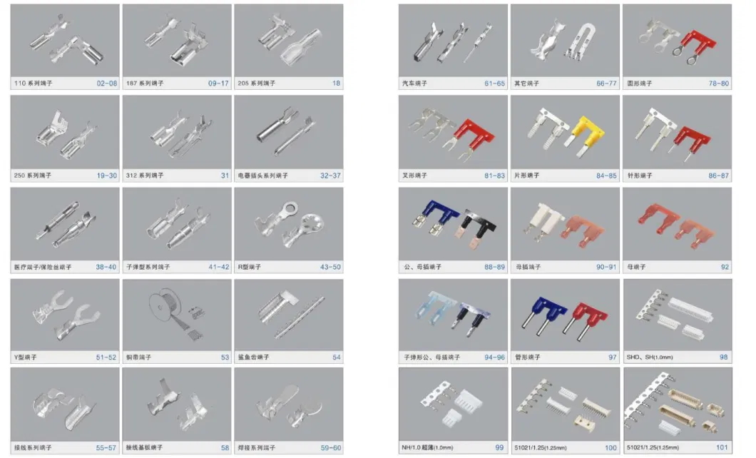 Blade Quick Connect 2.8/3.8/4.8/6.3mm Cold Spade Lugs Flag Crimp Connector Terminal