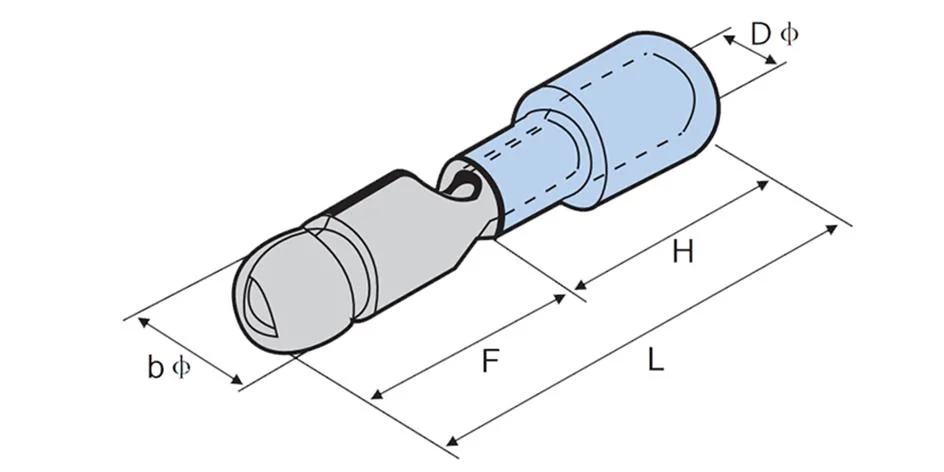 Mpd Quick Splice Wire Insulating Joint Connector Crimp Cable Lug Male Bullet and Socket Terminals