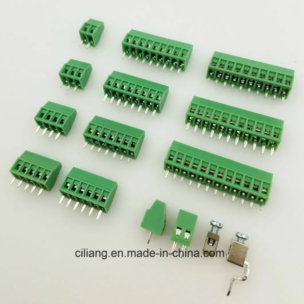 Screw Type PCB Terminal Blocks Cable Connector 3.50mm 3.50mm Pitch