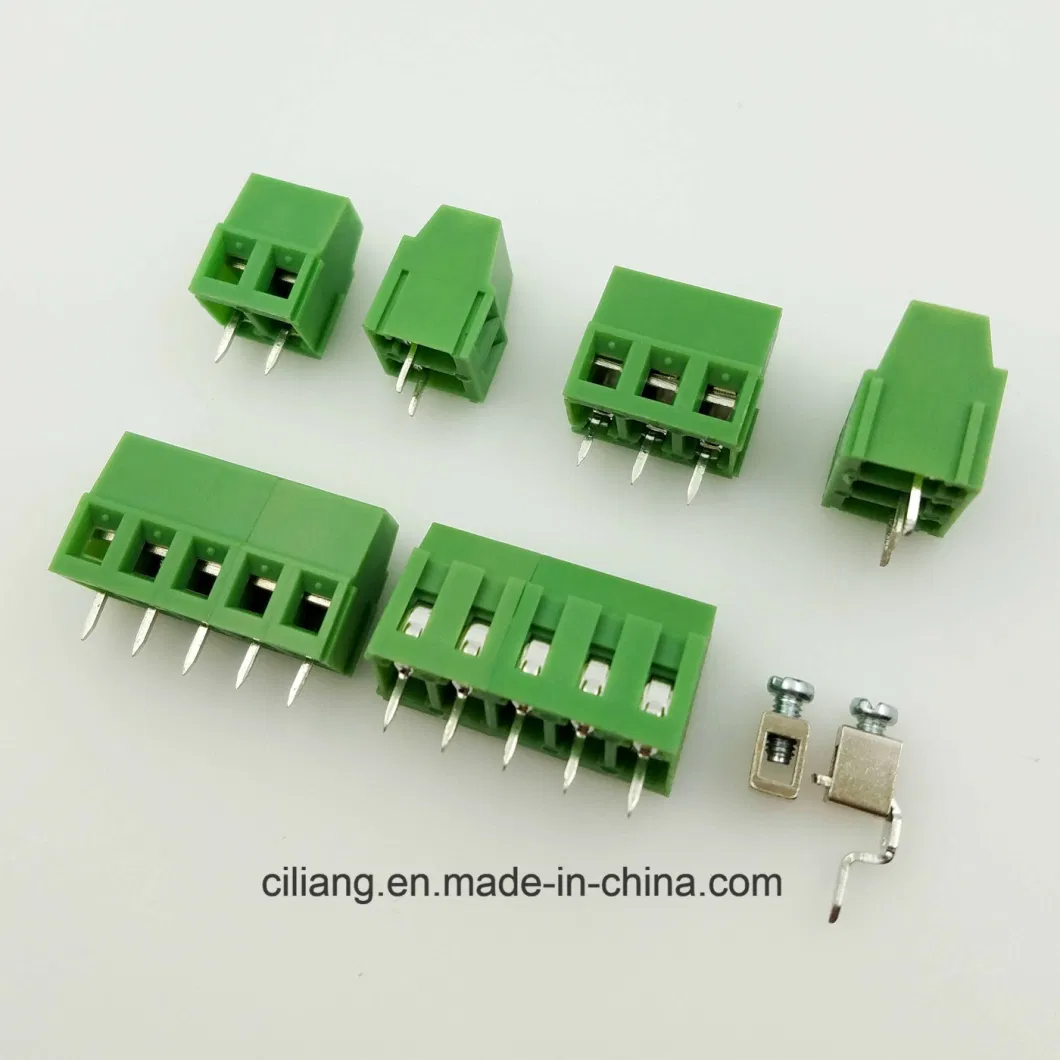 Screw Type PCB Terminal Blocks Cable Connector 3.50mm 3.50mm Pitch