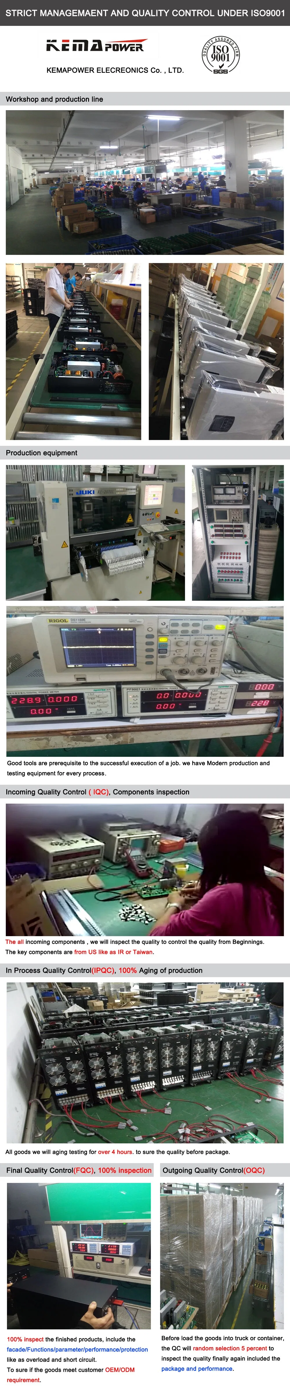 N-St Solar System Power Inverter with Battery