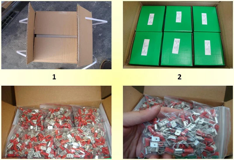 Manufacture Insulated Solderless Ring Crimp Terminals