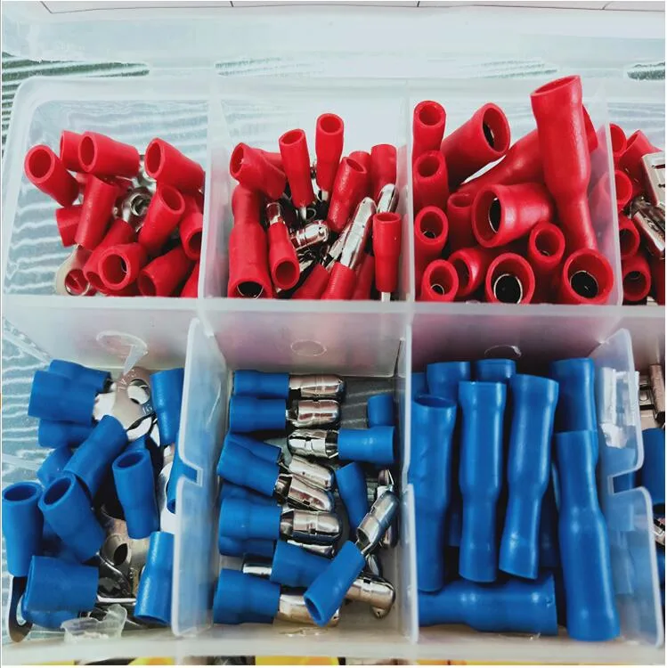 360PCS Electrical Wire Crimp Terminals Insulated Spade Butt Connectors Red Yellow Blue